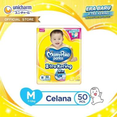 MamyPoko Pants Xtra Kering M 48/50 - Popok Celana