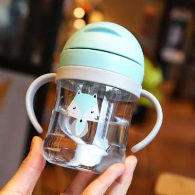 SK-C759 Botol Minum Anak Sedotan 250ML Gelas Minum Bayi Training Cup Baby Botol Minum Karakter Anti 