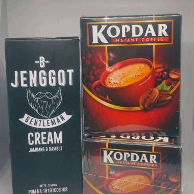Paket Hemat Kopi Kopdar Isi 5sachet Free Cream B-Jenggot Original