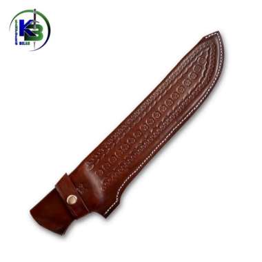 Sarung Bilah Victorinox Bullnose [100% Kulit sapi Asli] Coklat 1