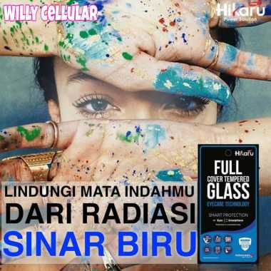 Full Cover Tempered Glass Screen Protector for Xiaomi Redmi Note 9 Pro [Anti Radiasi] Hikaru