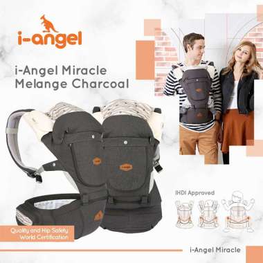 I ANGEL THE NEW MIRACLE HIPSEAT CHARCOAL