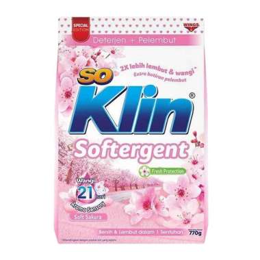Promo Harga So Klin Softergent Rossy Pink 770 gr - Blibli
