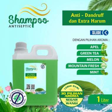 Shampoo Anti Ketombe Antiseptic 1 Liter - Aroma Buah Segar Nangka