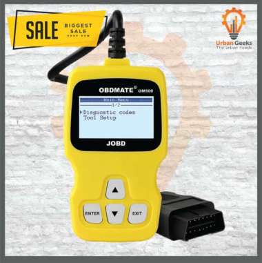 OM500 Scanner Mobil OBD2 OBDMate JOBD OBD Mate Kuning