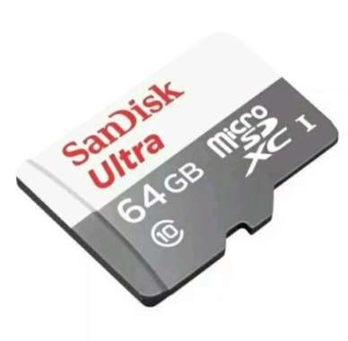 SANDISK ULTRA MICRO SD 64 GB 100mbps MEMORY CARD MEMORI HP MicroSD 64GB