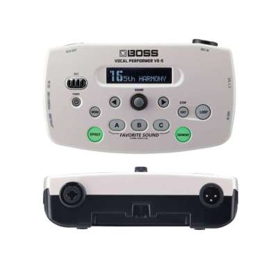 Boss VE 5 Vocal Effect Processor / Efek Vocal white