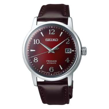 SEIKO Presage SRPE-41J1 JDM Original Garansi Resmi Jam Tangan Pria Red Brown