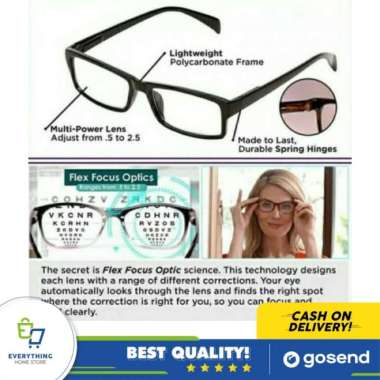 Original Kacamata Baca Auto Focus Power Vision Power Reader - Multicolor