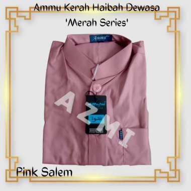 Promo Baju Koko Ammu Dewasa Original Pink Salem Termurah!!! XL
