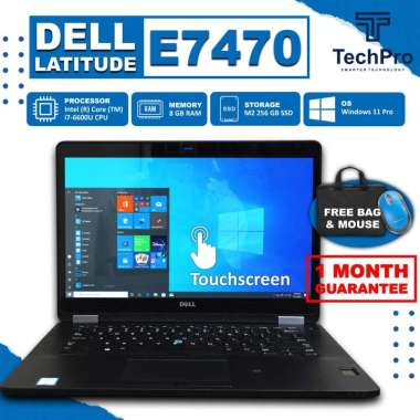 LAPTOP DELL LATITUDE E7470 CORE I7-6th RAM 8GB SSD 250GB