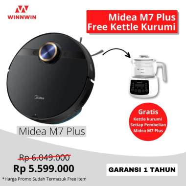 Midea M7 Plus Robot Vacuum Cleaner 4000 PA Garansi Resmi