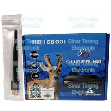 Set Top Box Super HD 168 GOL Kijang STB dan Dongle