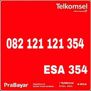 nomor cantik simpati rapih super 354 ESA 082 121 121 354