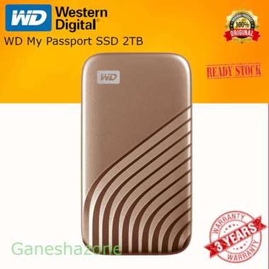 WD My Passport SSD External 2TB / WD SSD Eksternal 2 TB Gold