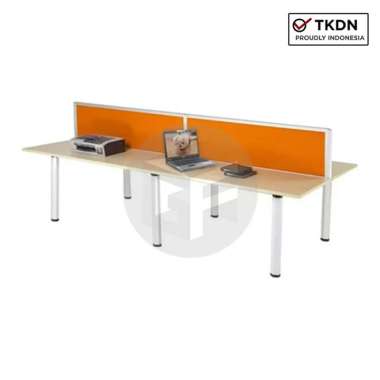 Meja Kerja Kantor Workstation Meja Partisi Kantor Meja Kerja Kantor 4 Orang Staff Meja Cubical Meja 