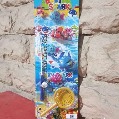 Mainan Anak Pancingan Ikan Magnet dalam Air Baby Shark Nemo PC 24