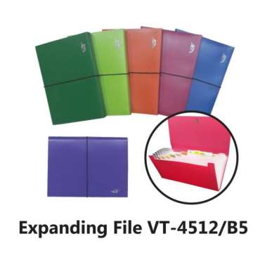 V-TEC Expanding File Type VT.EF-4512/B5 Biru
