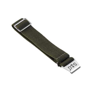 [ Tali Jam Tangan ] Strap Guy MN-GRN-22A Green Nylon Silver Folding Clasp [ Machtwatch ] Hijau