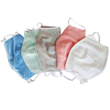 Masker Kain Katun 3 PLY Regular Hijau