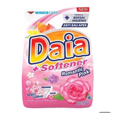 Promo Harga Daia Deterjen Bubuk + Softener Pink 1700 gr - Blibli