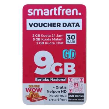 Voucher SmartFren 9GB
