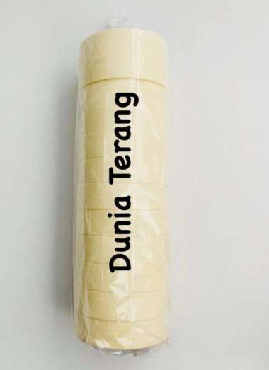 12PCS Isolasi Kertas 24 mm GOLDTAPE Masking Tape 1in Lakban Kertas
