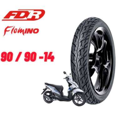 FDR Flemino Ban Tubeless 90/90 - 14 Ban Belakang Ban Motor FDR Flemino Matic Tubeless for Vario 110/125/150/Beat esp/karbu/F1/pop/street/Scoopy karbu/