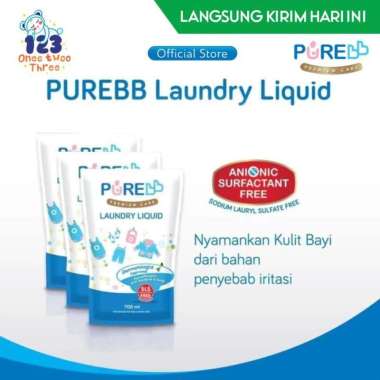 Laundry Detergent Bayi Pure BB Laundry Liquid - READY MANADO 900ml