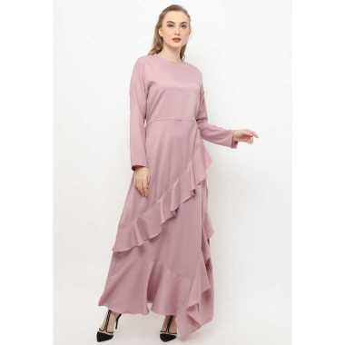 Hazelnut Indonesia - Oceana Dress - Mauve Semua Ukuran Mauve