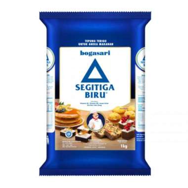 Bogasari Tepung Terigu Segitiga Biru Premium - 1kg