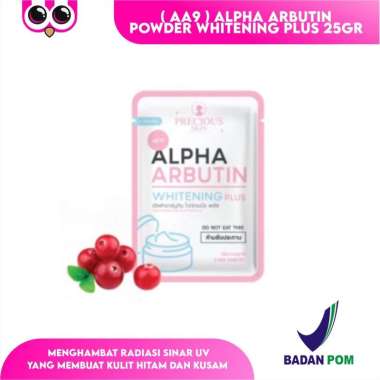 ( AA9 ) ALPHA ARBUTIN POWDER WHITENING PLUS 25GR / LOTION POWDER BY ALPHA ARBUTIN