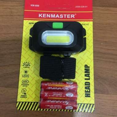 head lamp led senter kepala 3sensor lampu kepala senter camping sepeda