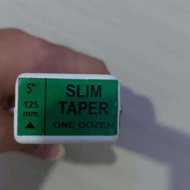 kikir india jaykay asli 5 inchi halus slim taper india 5" kikir jk