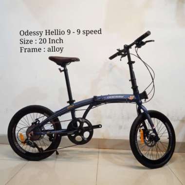 Sepeda Lipat Odessy 20" 55 Hellio - 9 Speed