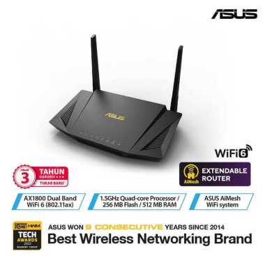 ASUS RT-AX56U AX1800 Dual Band WiFi 6 Router Black