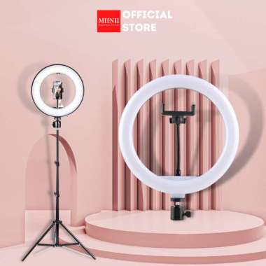Ring Light + Tripod 2.1M - Lampu Makeup / Lampu Vlog Multicolor