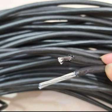 KABEL DX UDARA PLN 2X10 KABEL TWIST PLN HITAM HARGA METERAN NON SNI