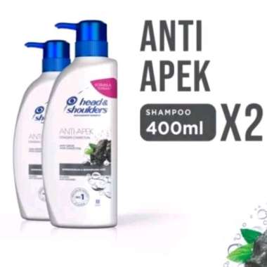 Promo Harga Head & Shoulders Shampoo Anti-Apek Dengan Charcoal 400 ml - Blibli