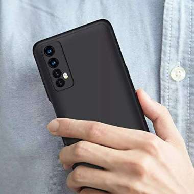 Case Realme 7 UltraThin Slim Matte Luxury Softcase - Hitam Realme 7
