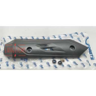 Tutup Knalpot Tameng Pelindung Cover Knalpot Vario 110 FI Hitam