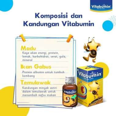 Vitabumin Madu Ikan Gabus Kutuk Madu Vitamin Anak