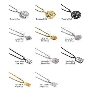 Emrys LIONTIN ONLY Real Titanium Anti Karat Liontin Titanium Pria Wanita Liontin 99