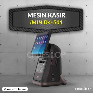 Mesin Kasir POS Android + Printer Struk 80mm IMIN D4-501 Touchscreen