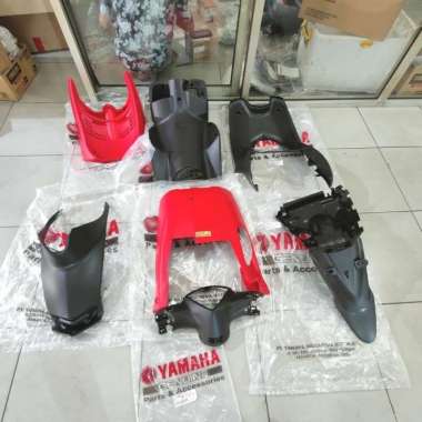 FULL COVER BODY KASAR MIO J MERAH Original Yamaha