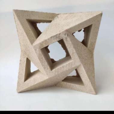 Rooster Roster Loster Beton Jalusi Lubang Angin 20 x 20 Minimalis pwt1 20 x 20 cm k9