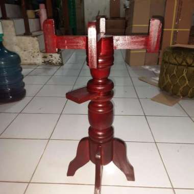 Meja Guci Bubut - Kaki Guci Kayu Bubutan