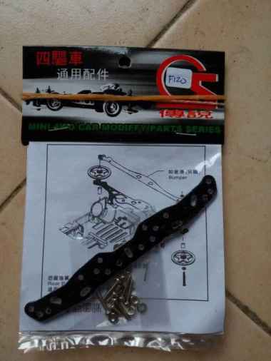 CZ Tamiya 4WD Modify Parts Bumper Depan Front Bumper Besi