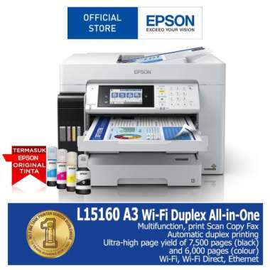 Printer Epson L15160 A3+ Multifungsi Wi-Fi Duplex All-in-One
