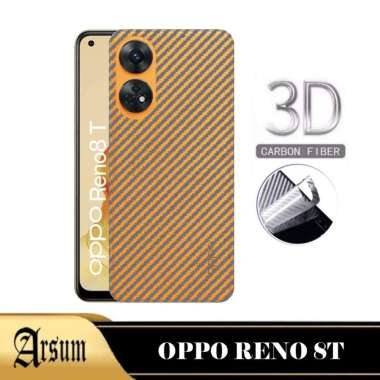 Promo Garskin Skin Carbon Oppo Reno 8T 2023 Pelindung Layar Belakang Reno 8T